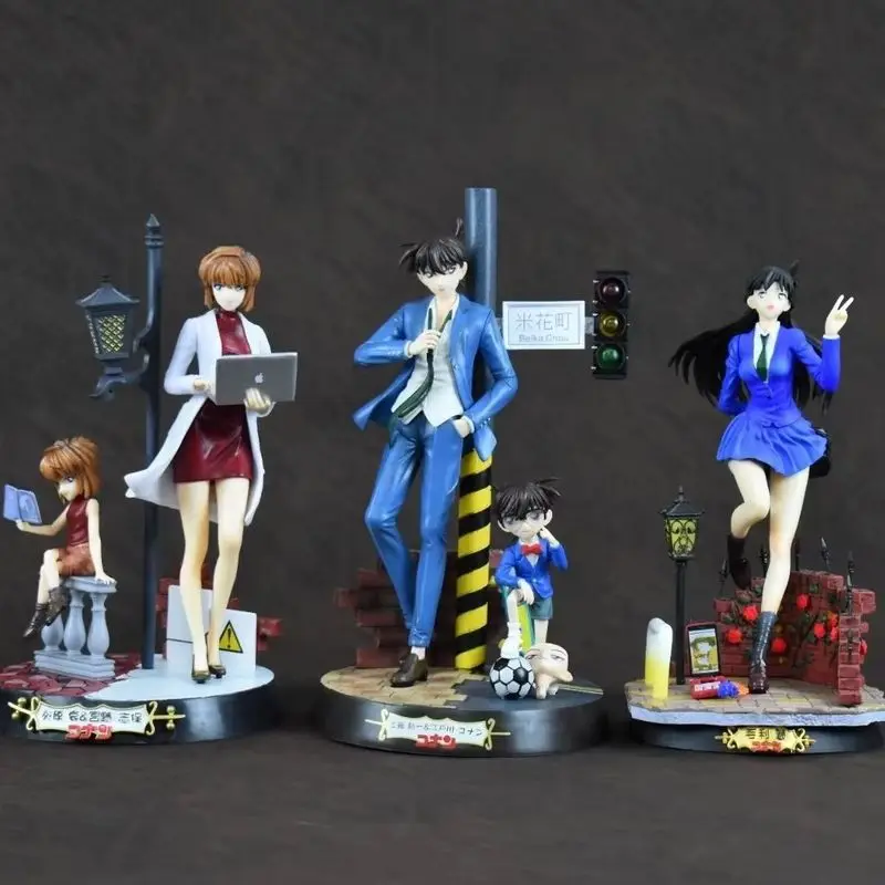 In Voorraad Anime Detective Conan Kudou Shinichi Figuur Jimmy Kudo Case Gesloten Anime Figuren Standbeeld Pvc Beeldje Model Speelgoed Geschenken