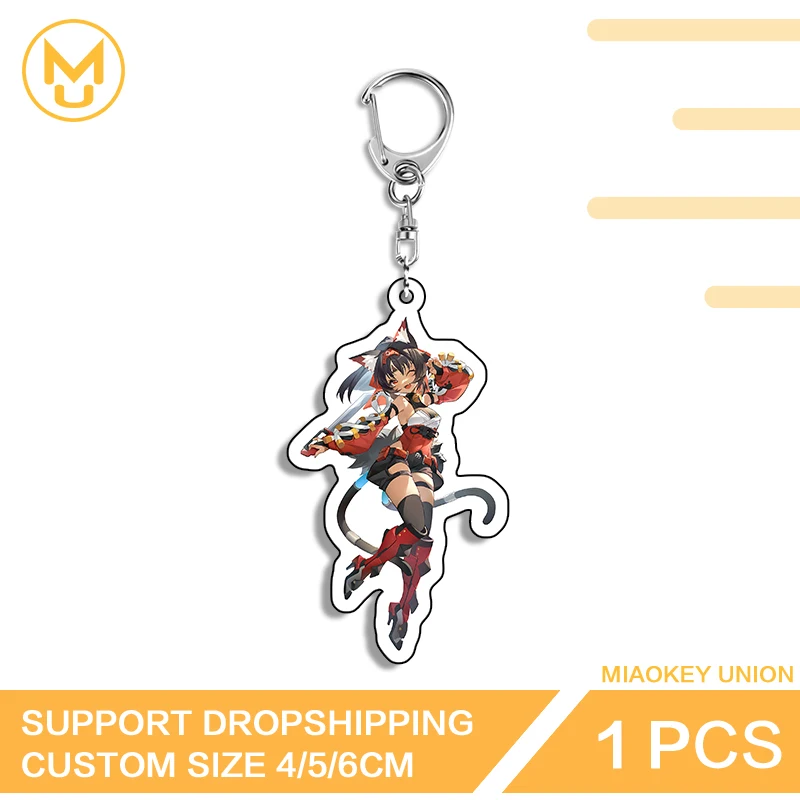 Lovely Nekomiya Matauna Lively Interesting Popular Edgy Double Sided Key Chains Advance Guard Backpack Decor Collection
