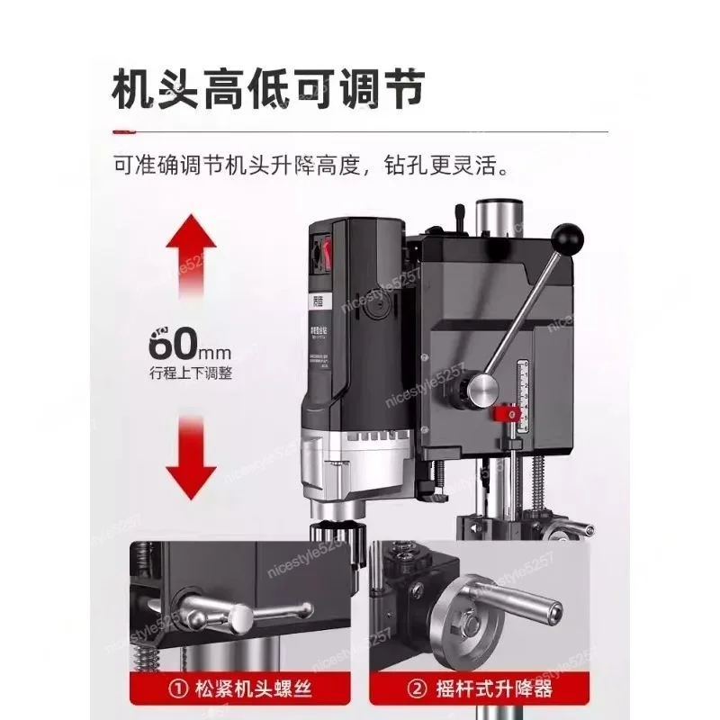 Variable Speed Bench Drill Press 1.5–13mm Chuck – Electric Bench Drilling Machine for Wood & Metal DIY Projects 2