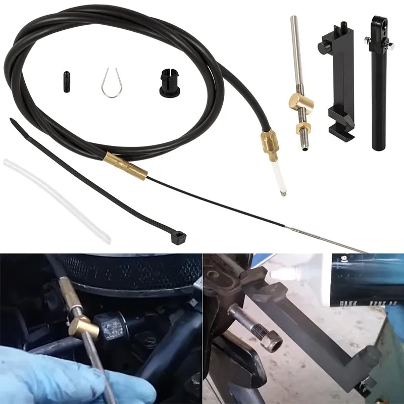 

Nony Marine Tools 865436A02 Lower Shift Cable Kit Yacht Accessories Boat Fit for Mercruiser Alpha Gen One & Two 1 2 Mr MC -9 Pcs