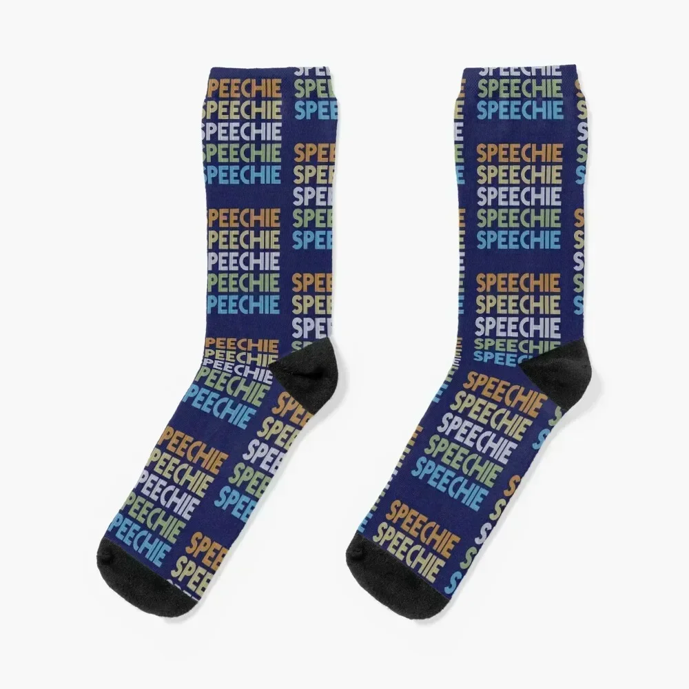 

Speech Language Pathology Pathologist - Speechie Socks Stockings man kids Socks Girl Men's