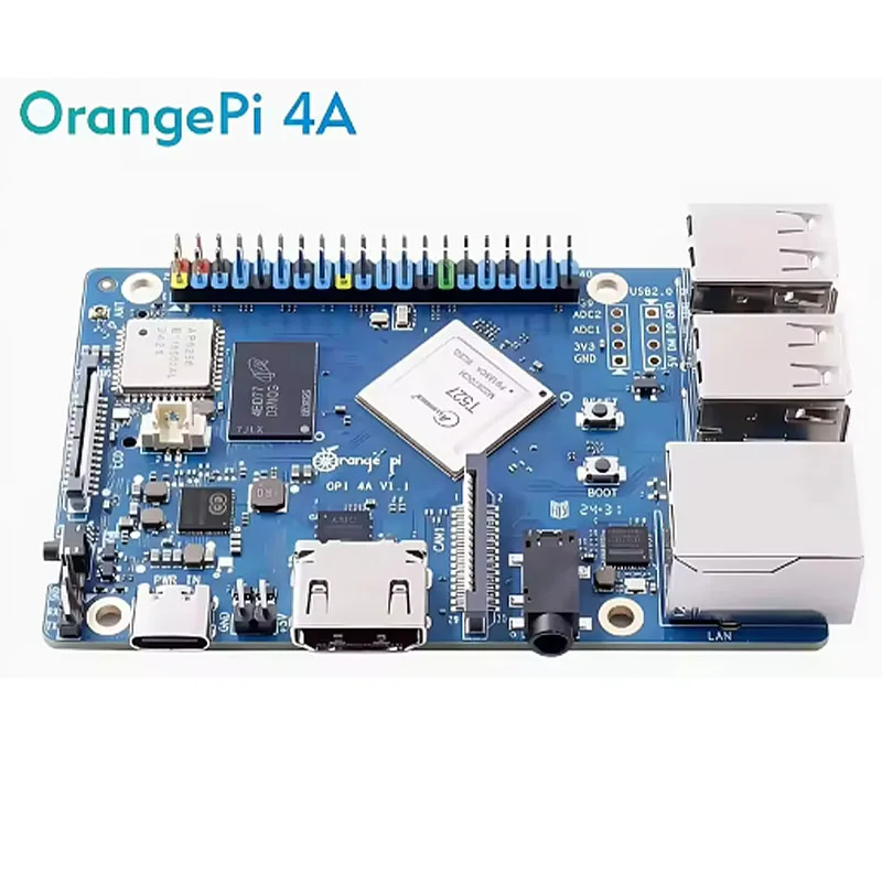 

Orange Pi 4A 2GB/4GB Allwinner T527 chip 2G and 4G running memory optional