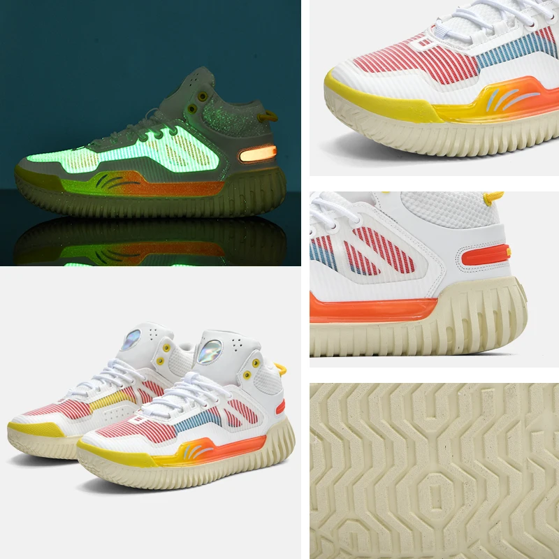 

Новинка 2023 года, баскетбольная обувь для мужчин и женщин, высокое качество, уличная баскетбольная тренировочная обувь для пар, удобная дышащая спортивная обувь