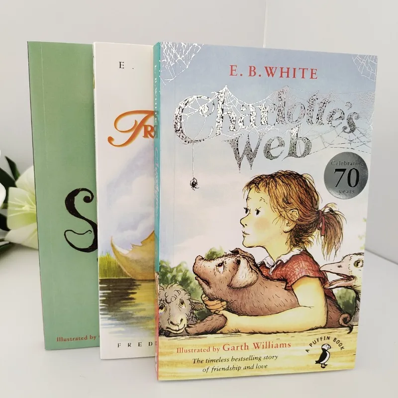 Charlotte’s Web EB, Children's Books Aged 9 10 11 12 English Books, Love Stories Animal Novels