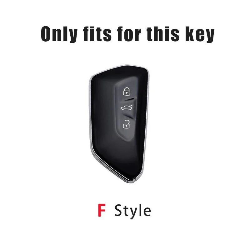 

2026 Hot Emblems For VW Volkswagen Jetta MK5 Golf Fashion Zinc Alloy Leather Car Remote Key Case Cover Shell Fob For VW Volkswag