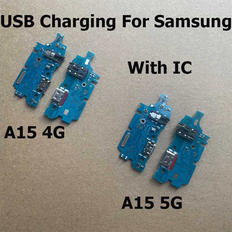 USB Port Connector Dock Charging Board Flex For Samsung Galaxy A15 4G 5G A155 A156