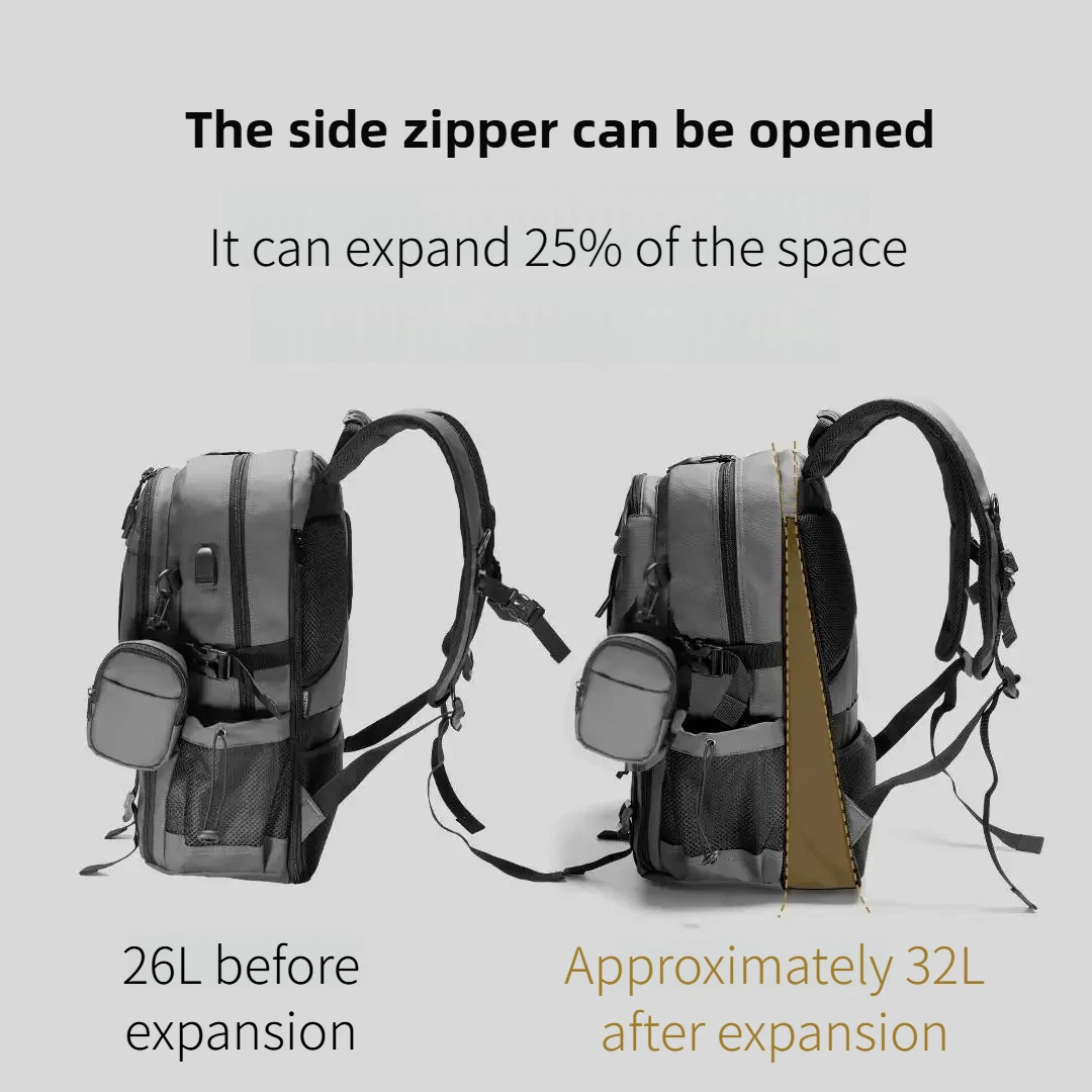 Xiaomi TANJIEZHE 여행 배낭 럭셔리 디자이너 가방 캠퍼스 노트북 가방 트레킹 사냥 가방에 대한 USB 더플 배낭 팩