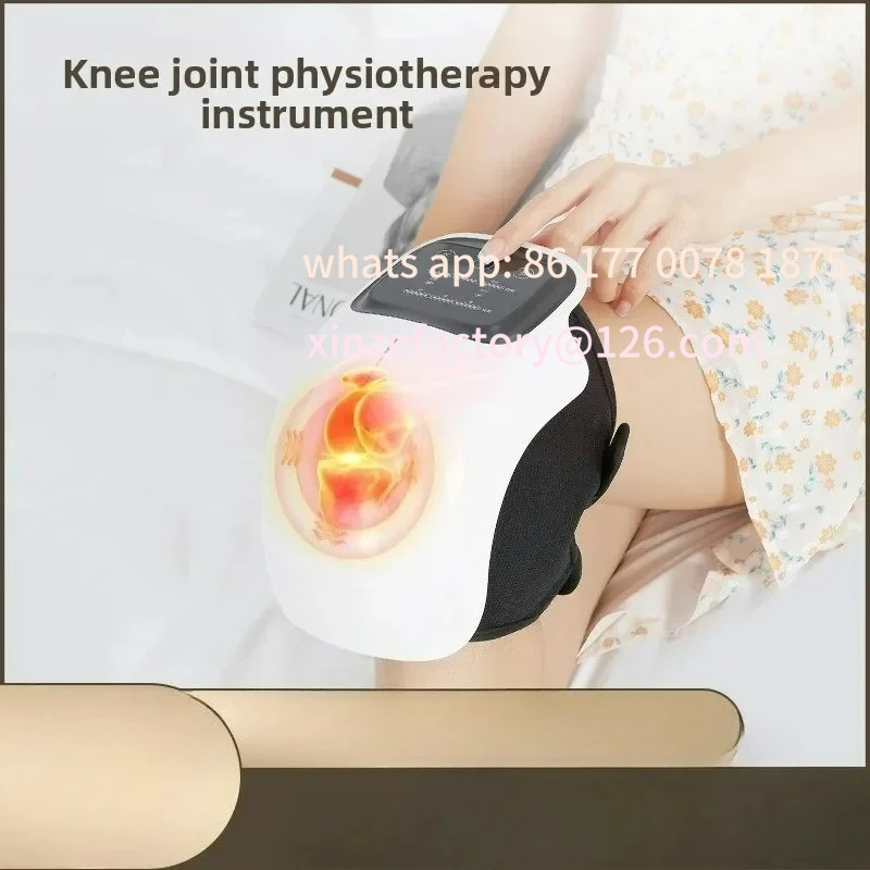Customizable 2025 Knee Physiotherapy Device Wireless Red Light Heated Knee Massager Electric Knee Massager