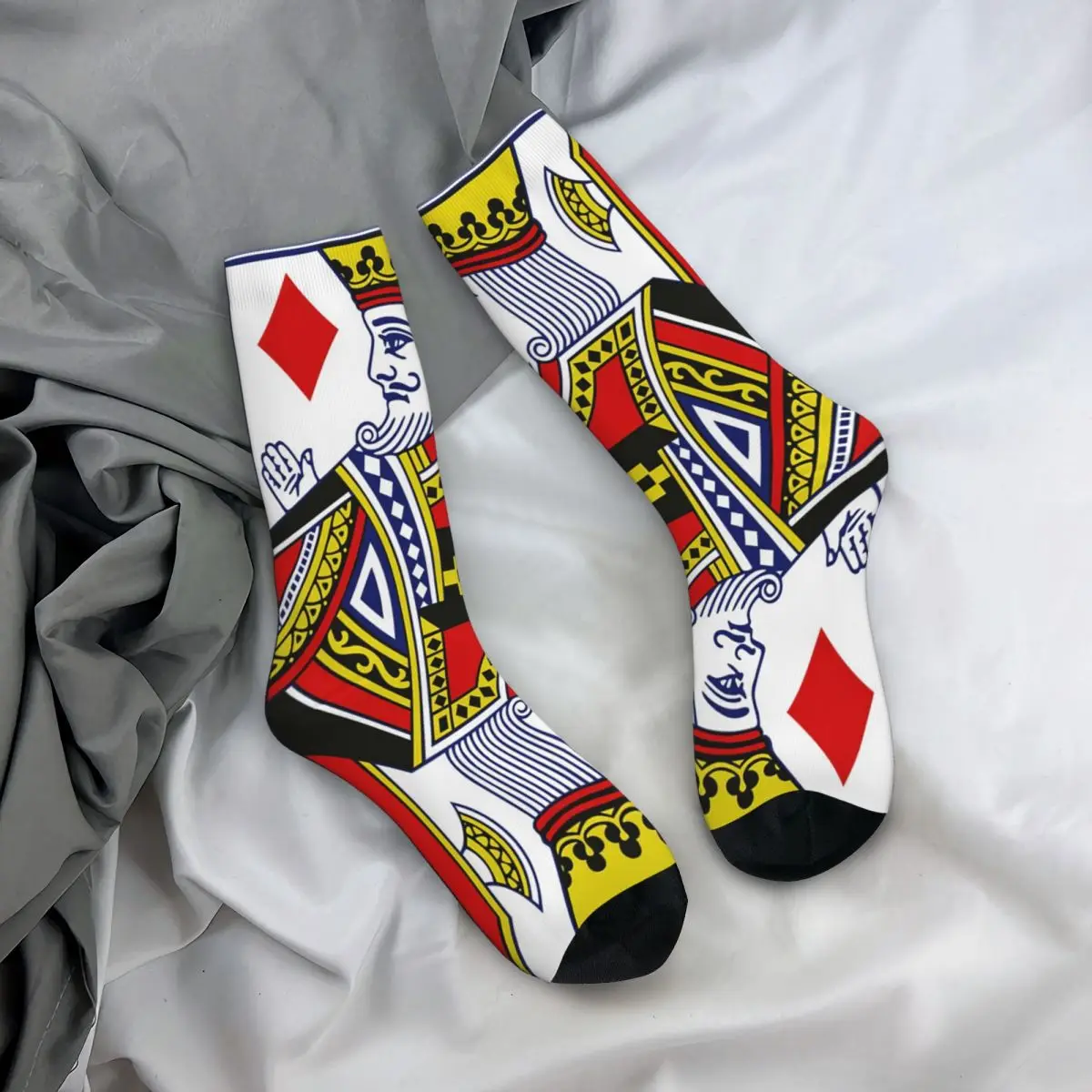 King Of Diamonds Playing Card Adult Socks,Unisex socks,men Socks women Socks