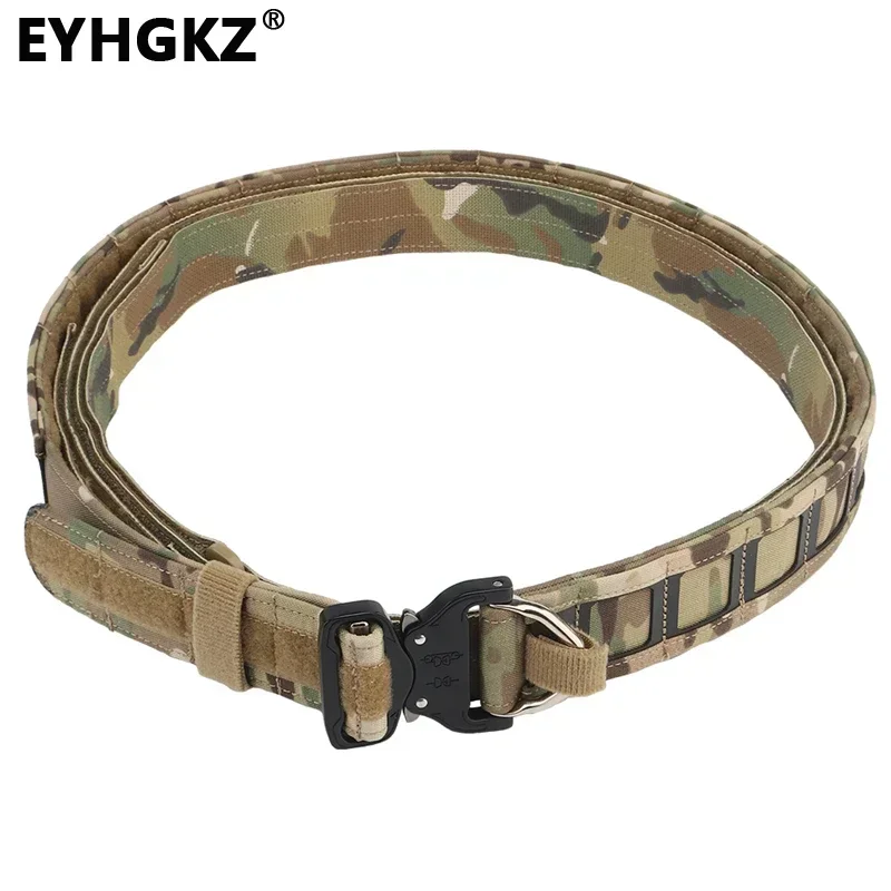 

EYHGKZ Tactical Special Combat Belt Quick Release Waistband Outdoor Sports Hunting Hiking Travel Airsoft Acessories Paintball