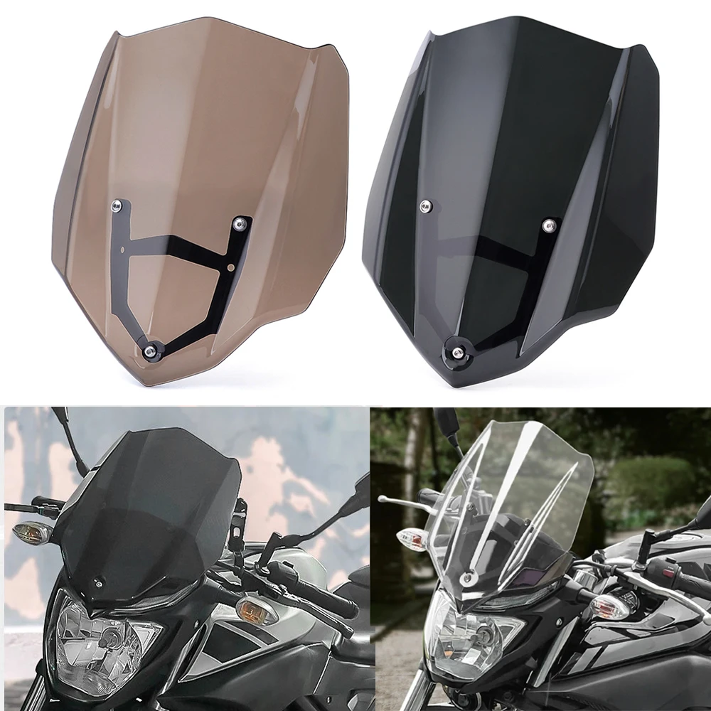 MT FZ 03 Windshield Windscreen Motorcycle Wind Deflector For Yamaha MT03 FZ03 MT-03 FZ-03 2016 2017 2018 2019