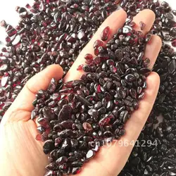 100g Natural Red Garnet Quartz Crystal Polished Stone Rock Gravel Gem Healing E04 Natural Stones and Minerals