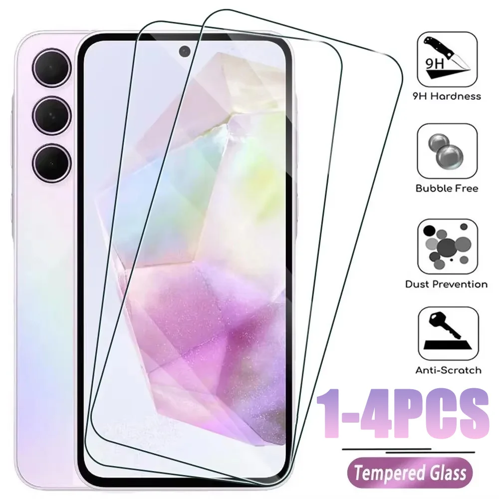 

1-4PCS Full Cover Tempered Glass For Samsung S26 Ultra Screen Protector Film For Samsung S25 Plus S24 S23 S22 Protective Glass