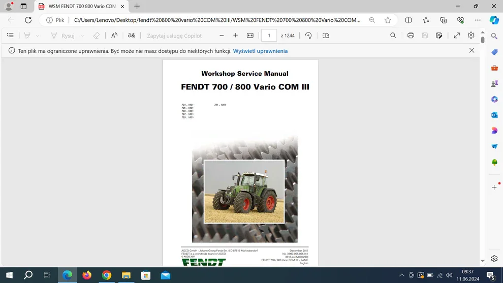 

TruckEPC FENDT FenDoc Sync Онлайн-ремонтная система