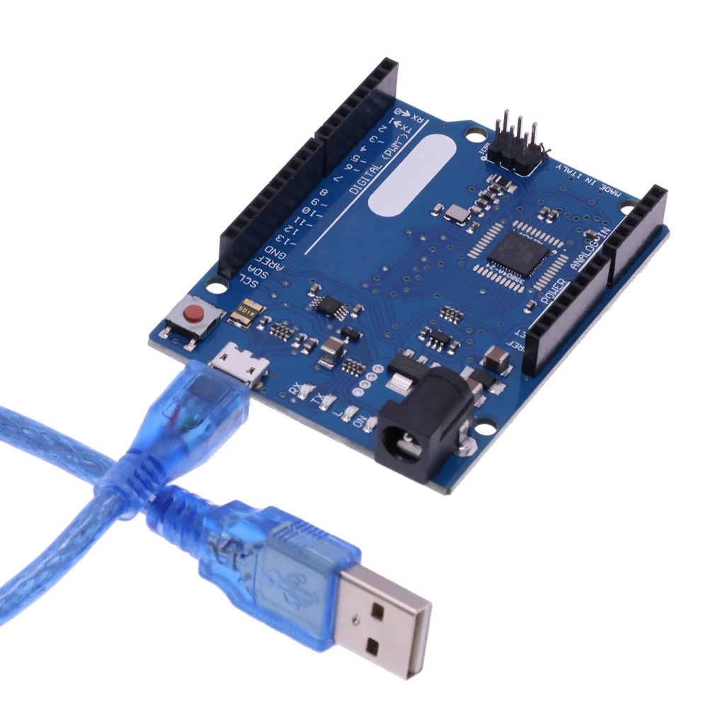Leonardo R3 Microcontroller Atmega32u4 Development Board With USB Cable Compatible For Arduino DIY Starter Kit