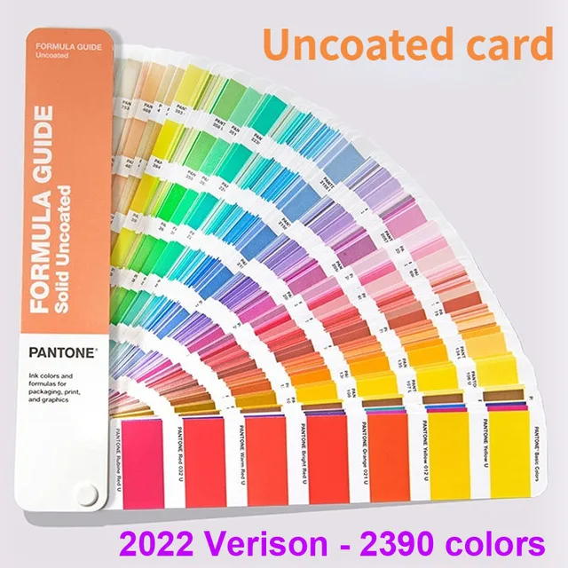 2025 بطاقة ألوان بانتون الجديدة القياسية الدولية العالمية CMYK أربعة ألوان مطبوعة بطاقة ألوان CU