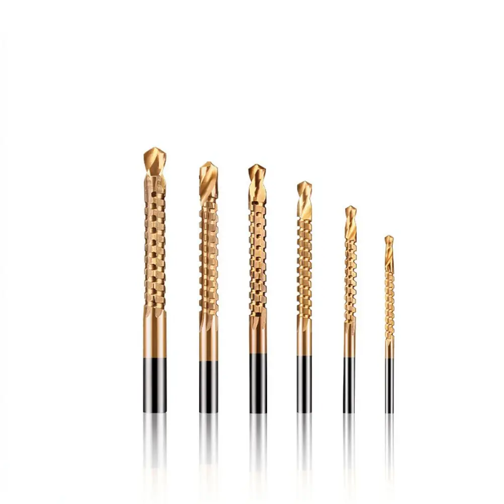 Woodworking Drill Bits Set Titanium Coated Sawing Hole Opener Carpentry Tools For Wood Drilling Craftsmanship