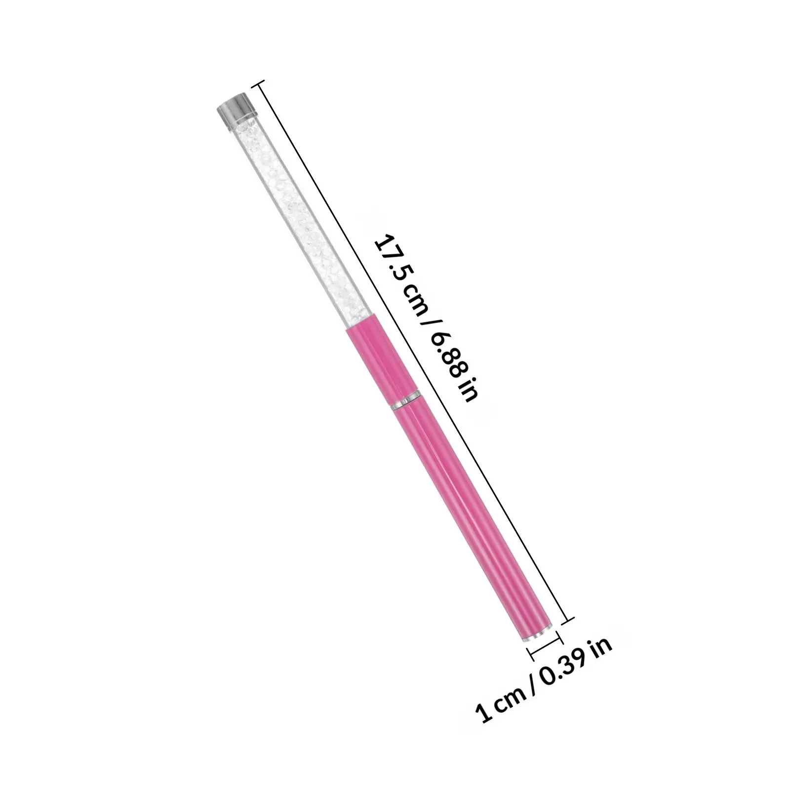 Quartz Nail Polishing Pen Stick Cuticle Care Buffer File for Smooth Shine Portable Manicure Salon Tool