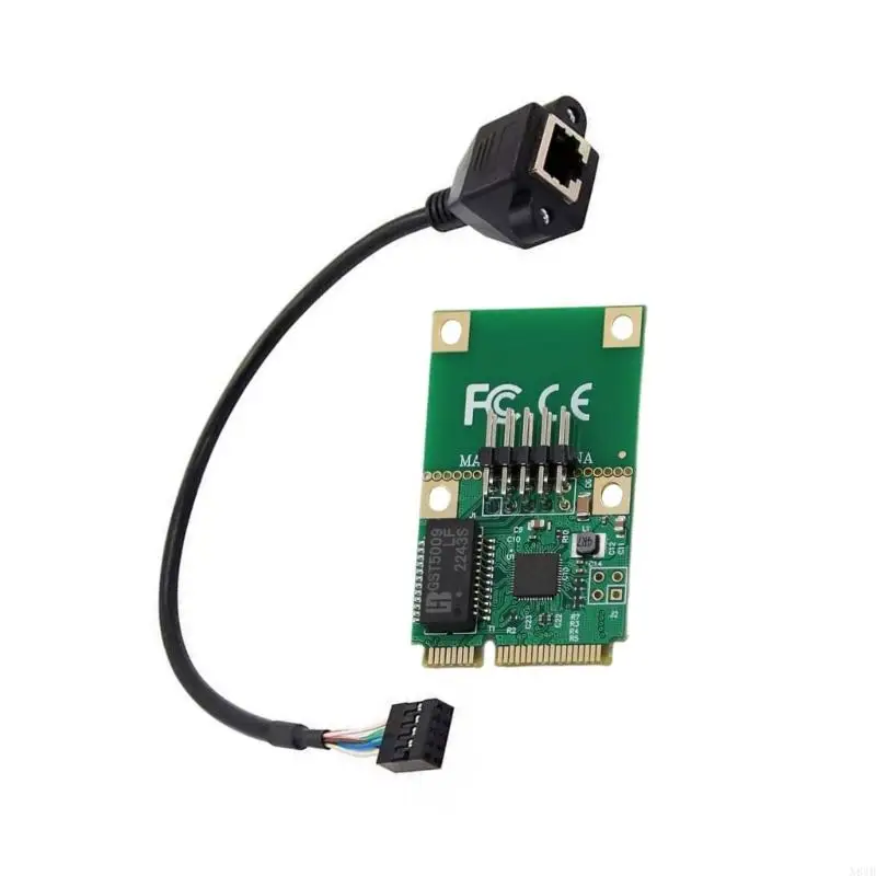 N84B Máy tính để bàn Mini PCIe Gigabit Corded Card RJ45 Mạng 1000MB