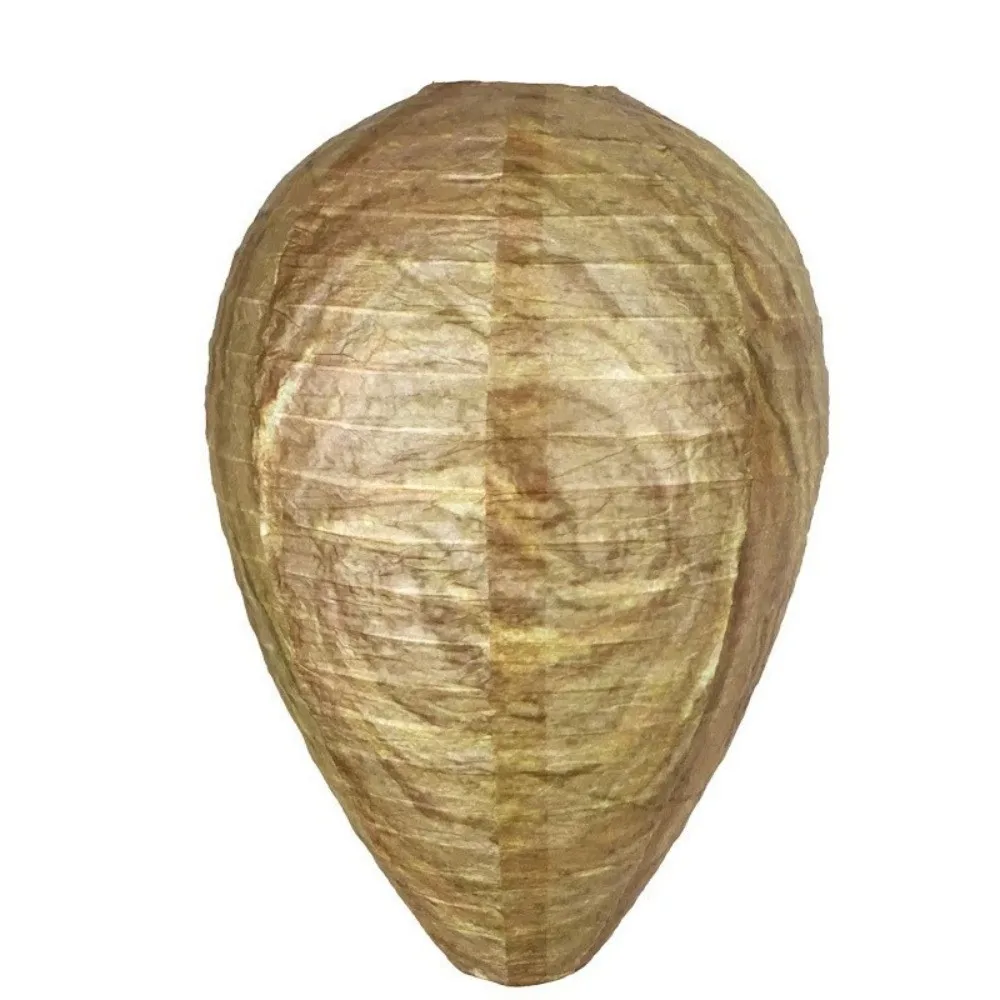Simulation Waterproof Wasp Nest Decoy Reusable Paper Artificial Beehive Non-Toxic Eco-Friendly Bee Decoy Patio