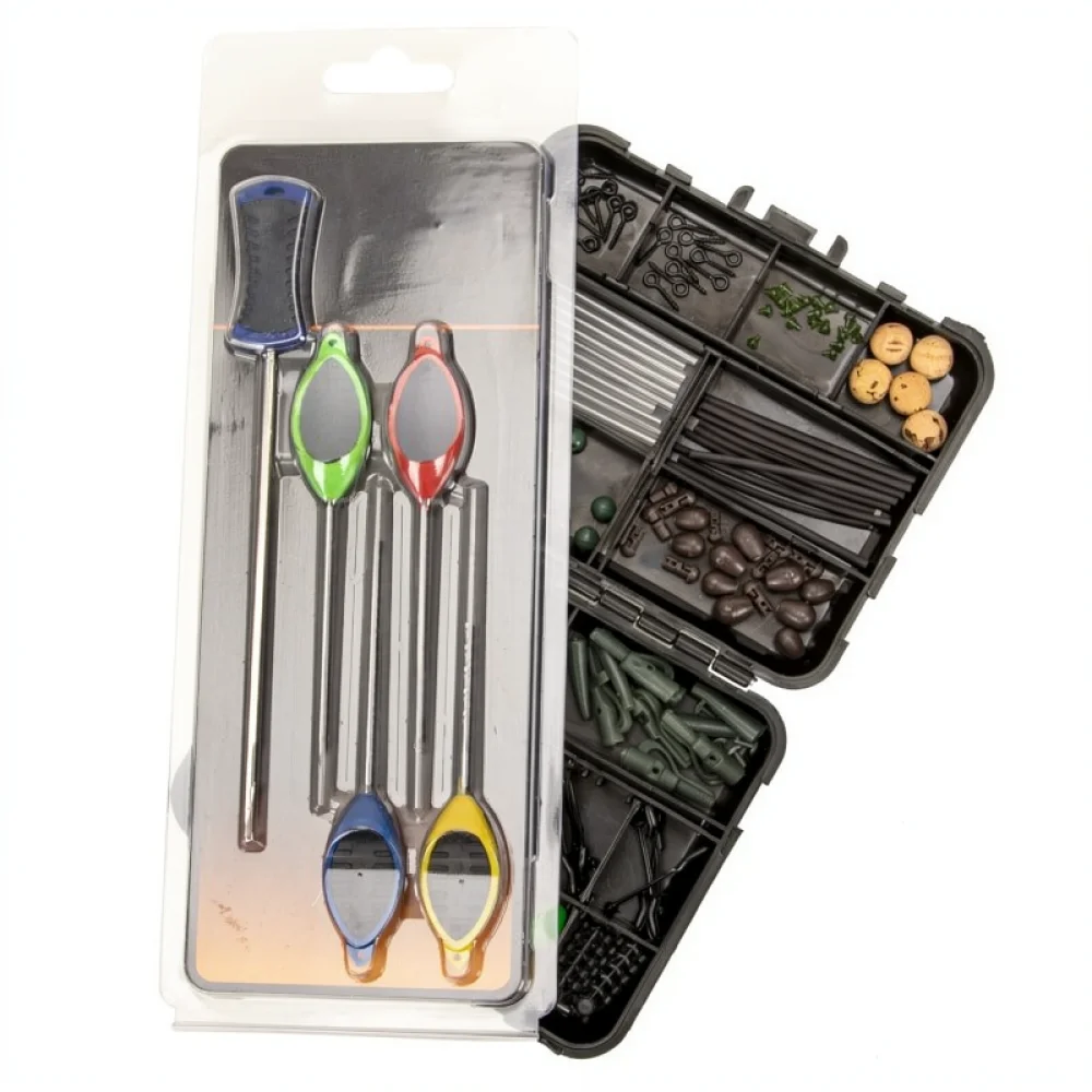Fishing Tackle Components For Toply Carp Fishing Accessory Set Durable Rubber Beads Sleeves Professional Tools