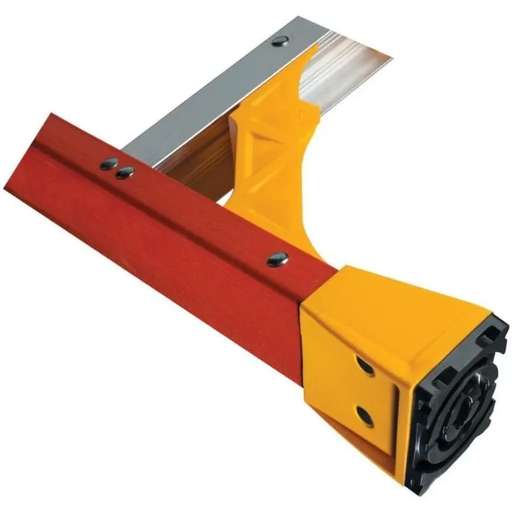 Escalera de tijera profesional de 4 pies 6204 - Base naranja de 19,92" de ancho y capacidad de 300 lb para servicio pesado.