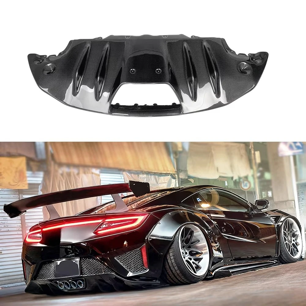 

New Arrival Premium Gloss Carbon Fiber LB Style Rear Diffuser | Aerodynamic Rear Bumper Lip Body Kit For Acura NSX NC1 2017-2021