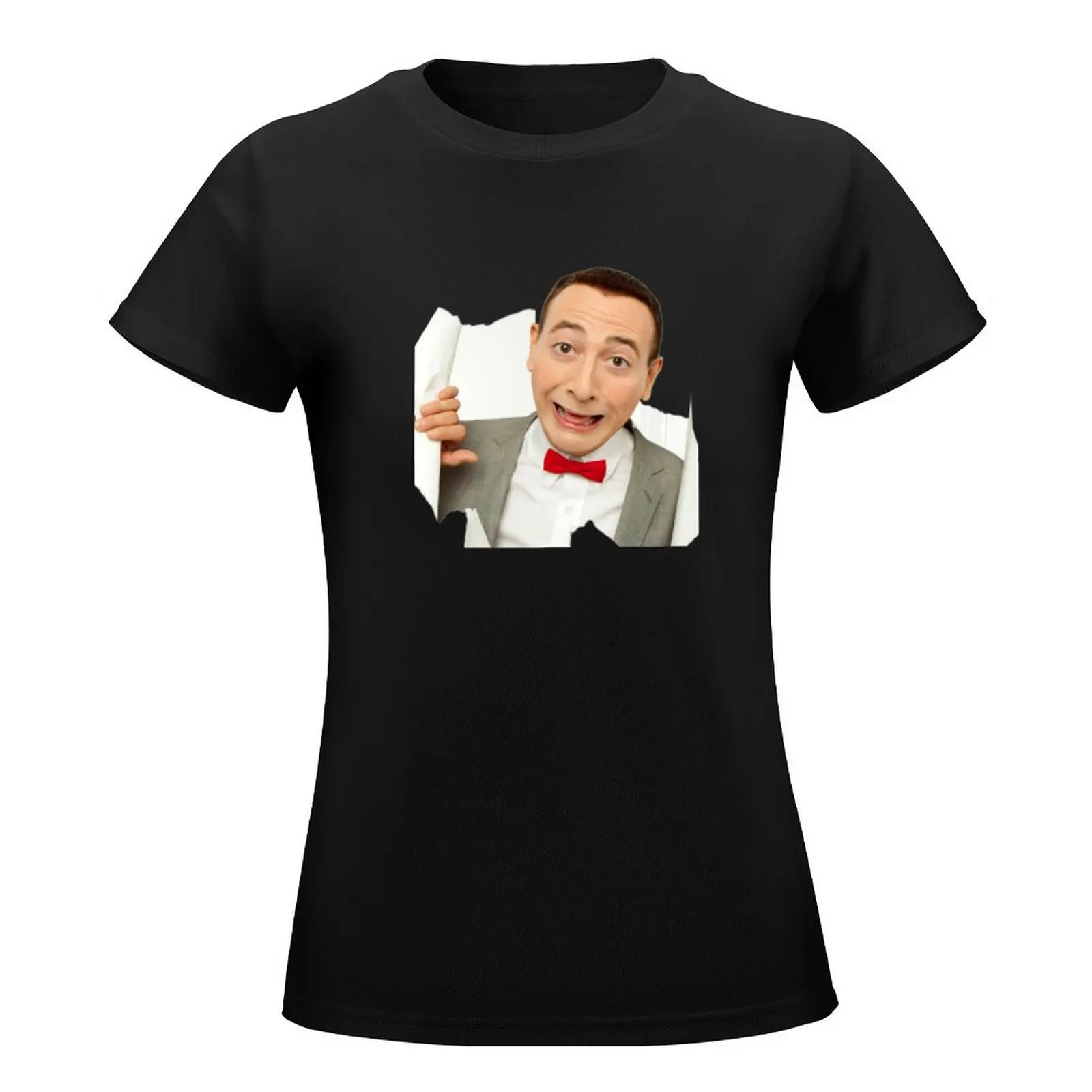 Pee Wee Herman T-Shirt plus size tops summer clothes graphics Women clothing