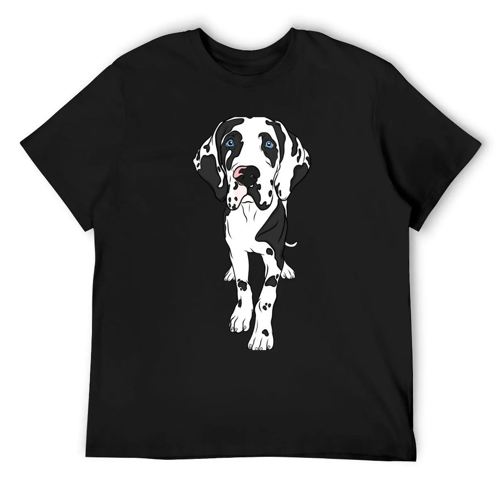 

Harlequin Great Dane T-Shirt for a boy boys animal print mens plain t shirts