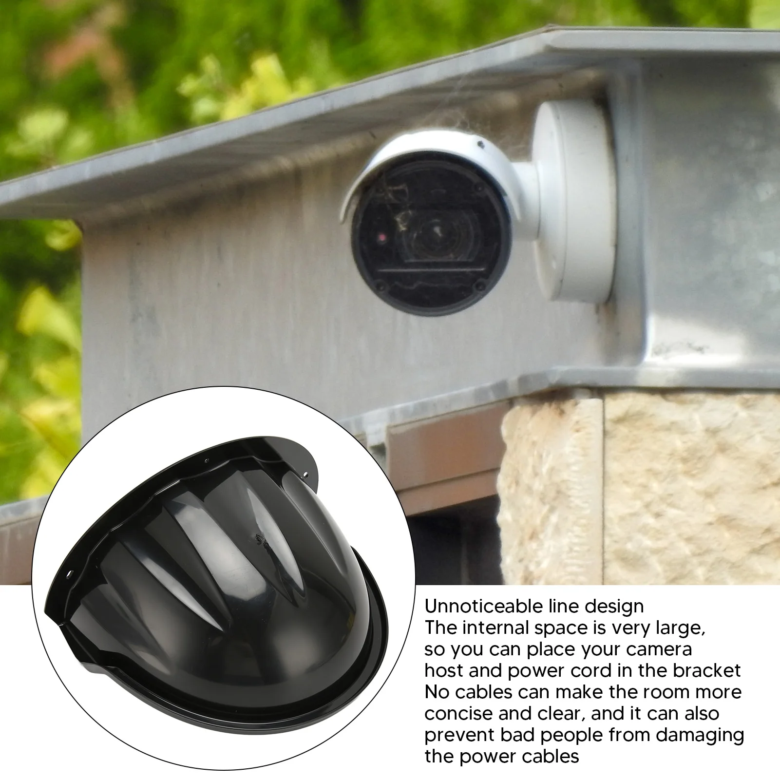 ABS Plastic Sun Rain Shade Outdoor Security Camera Cover  for Outdoor Camera Security Camera Sun Rain Cover