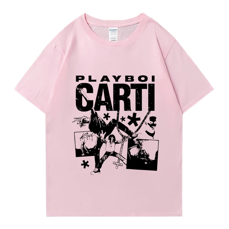Playboi Carti Concert 2024 vintage Graphic black T shirt Men Women Hip Hop streetwear Unisex 100% Cotton short sleeve T-shirts image 5