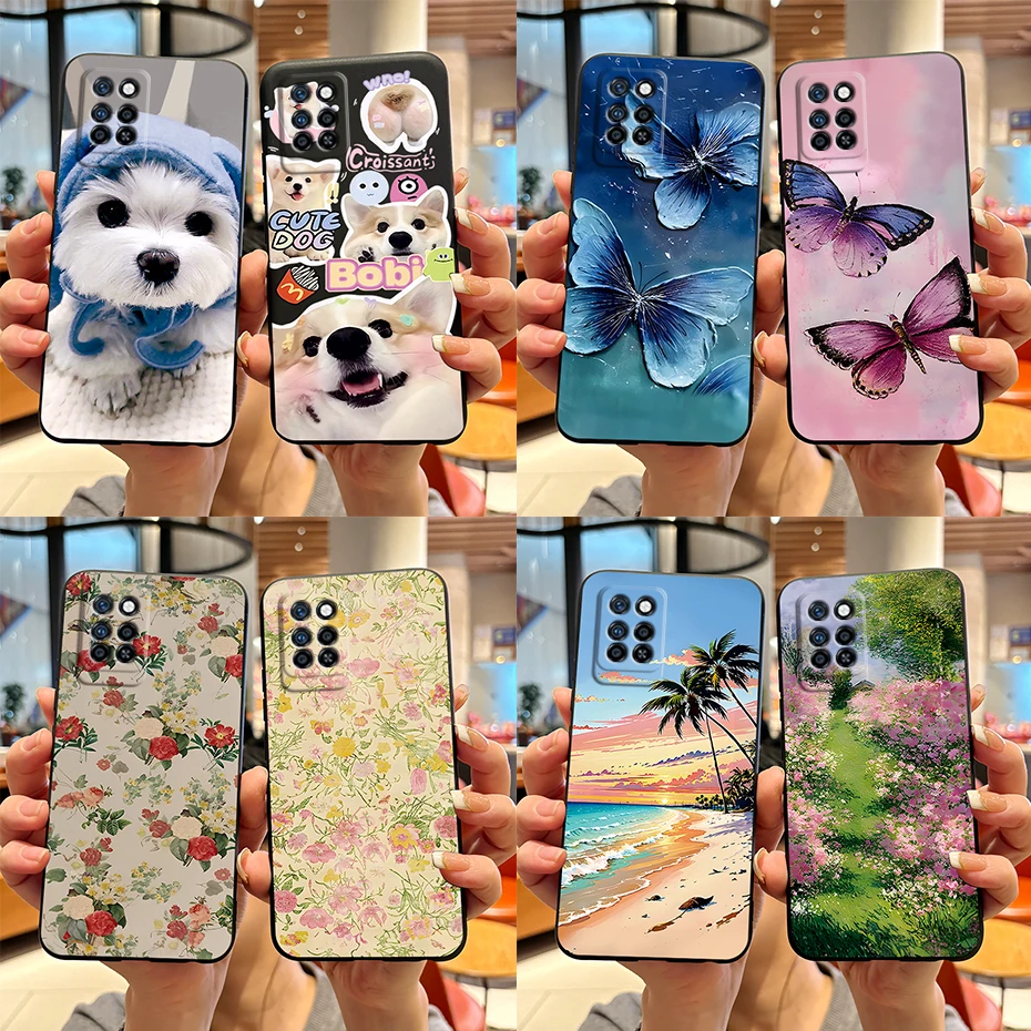 mobile phone covers  For Infinix Note 10 Pro Funny patterned Fundas For Infinix Note 10 Pro protective Good-looking phone Shells