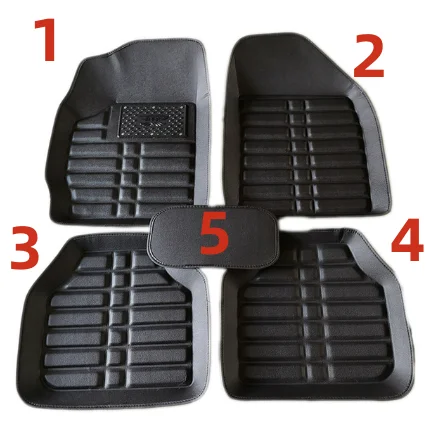 

NEW Car Floor Mats for Volkswagen VW Golf 4 5 6 7 8 All Model Auto Carpet Footbridge Automobiles accessories styling interior