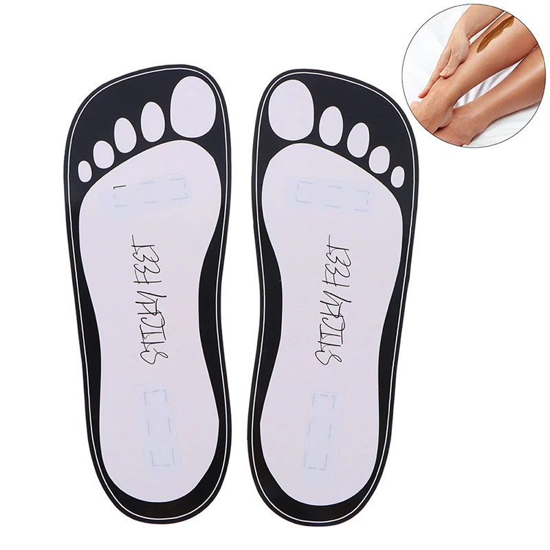 20Pcs Tanning Feet Pads Disposable Tanning Slippers Tanning Sticky Feet Spray Tan Foot Pads Protectors Stickers For Body