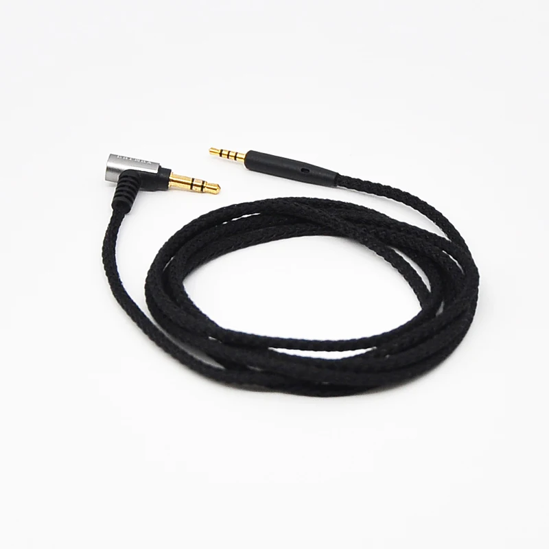 For BOSE AKG JBL Sennheiser Beyerdynamic  QC25 QC35 AE2 PXC480 PXC550 OE2 E55 Y50 Y50BT Earphone Replaceable Nylon Braided Cable