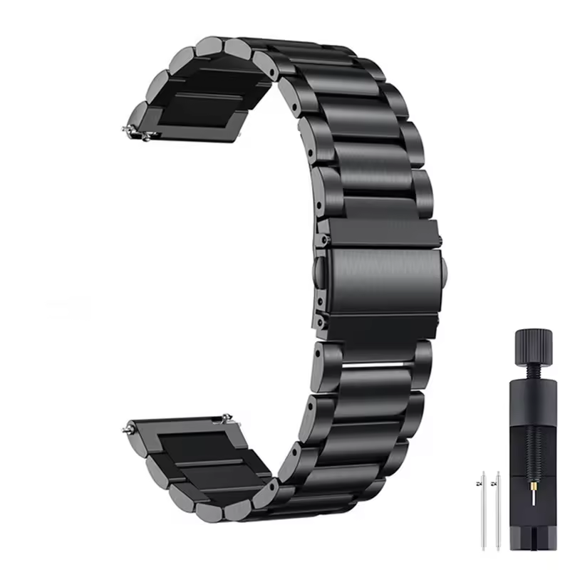18mm 22mm 20mm Watch Band For Samsung Galaxy Watch 7/6/5/4/3 S3 Active2 Huawei Watch GT 6 Pro GT5 GT4 GT3 2 Stainless Steel Band - Image 24
