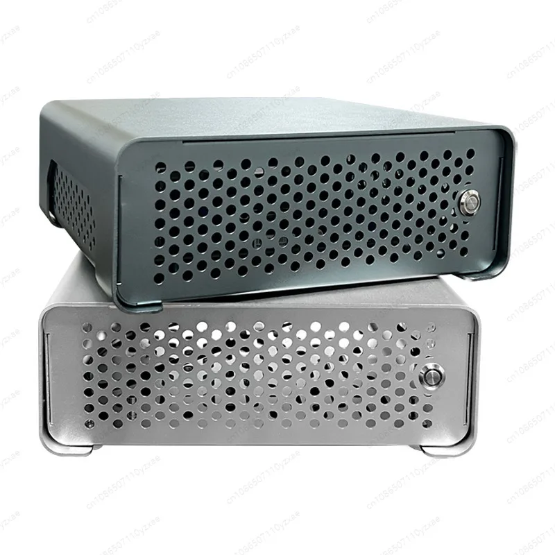 

Корпус из глинозема ITX, настольный мини-футляр с подсветкой, горизонтальный корпус NAS