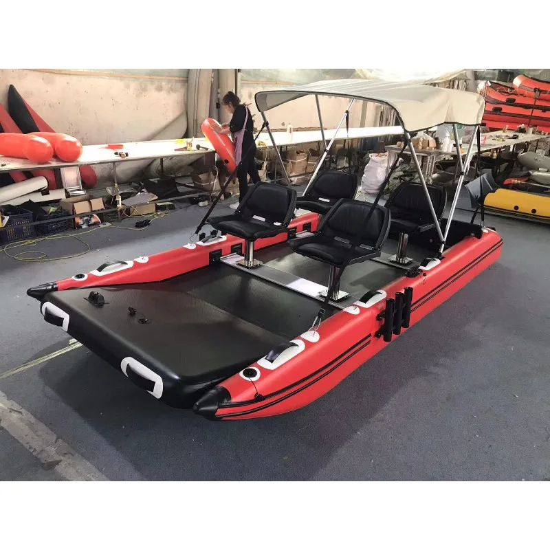 3ft Fast Inflatable Drop Stitch Floor Boat for Outdoor Diver Activities