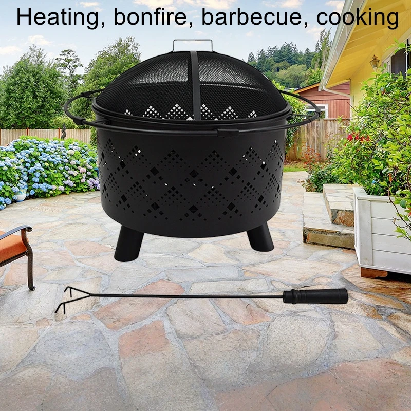 

Outdoor heating stove, charcoal brazier stove, barbecue stove, outdoor picnic, camping, boiling tea, barbecue grill