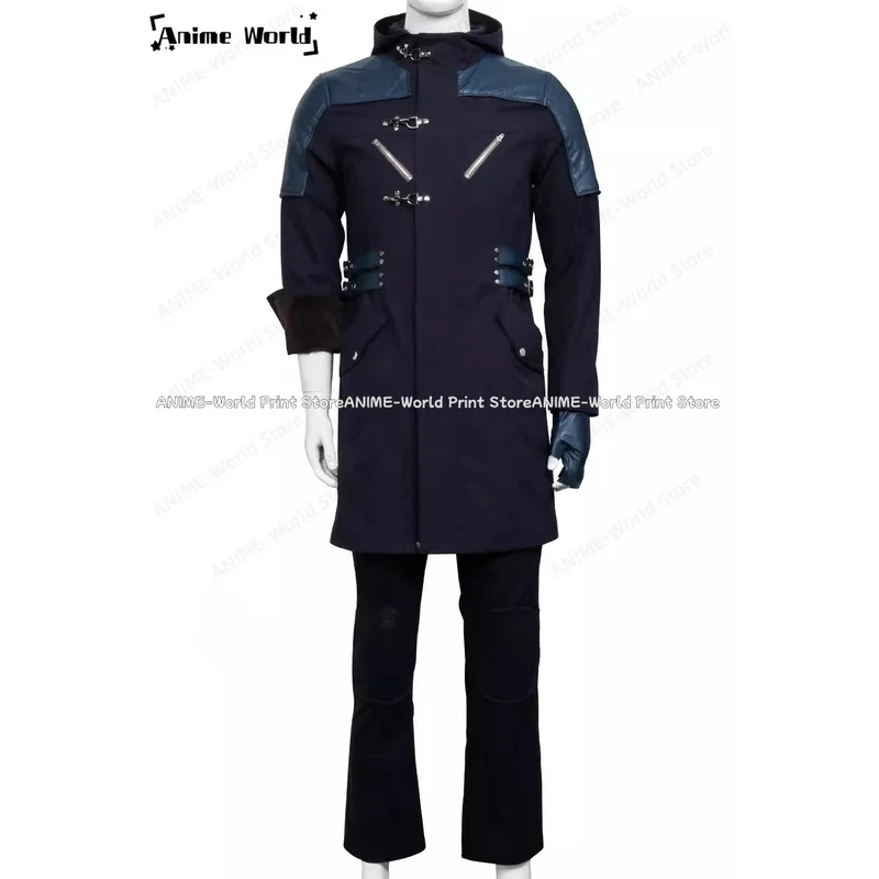 

《Нестандартный размер》 Devil May Cry V NERO Косплей Костюм Куртка Полный комплект Рождественская вечеринка Хэллоуин Униформа; 2,k'5,t;8.