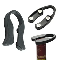 5pcs Black Handheld Wheel Wine Champagne Bottle Foil Cutter Opener Rotating Cutting Blades For Hotel Restaurant