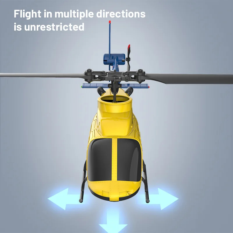 NEW A60 Rc Plane Helicopte 2.4G 1:42 4WD RC Helicopter Model Helicopter 6 Axis Gyro One Key Takeoff/Landing RC Helicopter Boy To