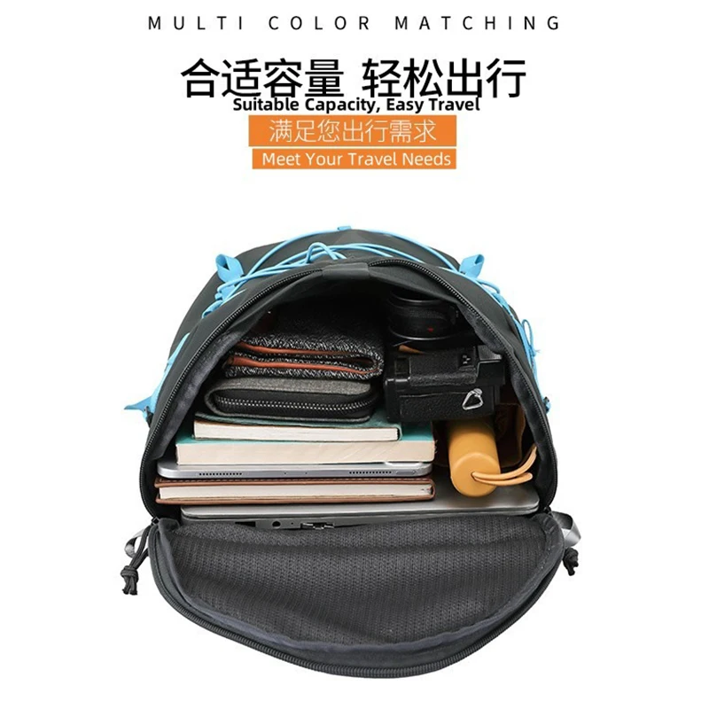 Novas mochilas de ciclismo, bolsas esportivas ao ar livre, bolsas leves para caminhadas e escalada de montanha, bolsas de viagem de grande capacidade