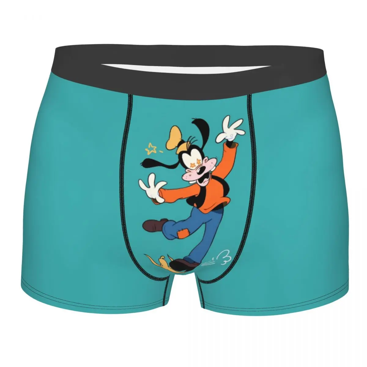 

Custom Novelty Goofy Goof Boxers Shorts Panties Men's Underpants Comfortable Anime Cartoon Briefs Underwear