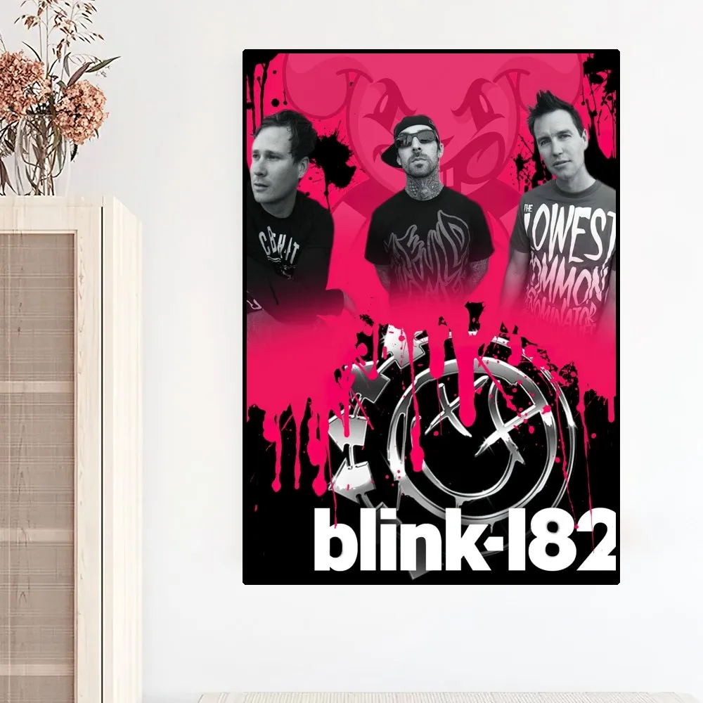 Band B-BLINK-182 Poster Prints Wall Sticker Painting Bedroom Living Room Decoration Office Home Self Adhesive