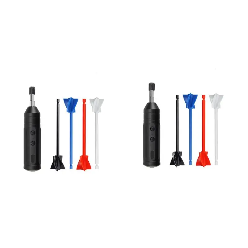 

ABUL-2X Epoxy Mixer, Handheld Resin Mixing Tools For Resin Stirring - Electric Stirrer Machine With 8Pcs Paddles