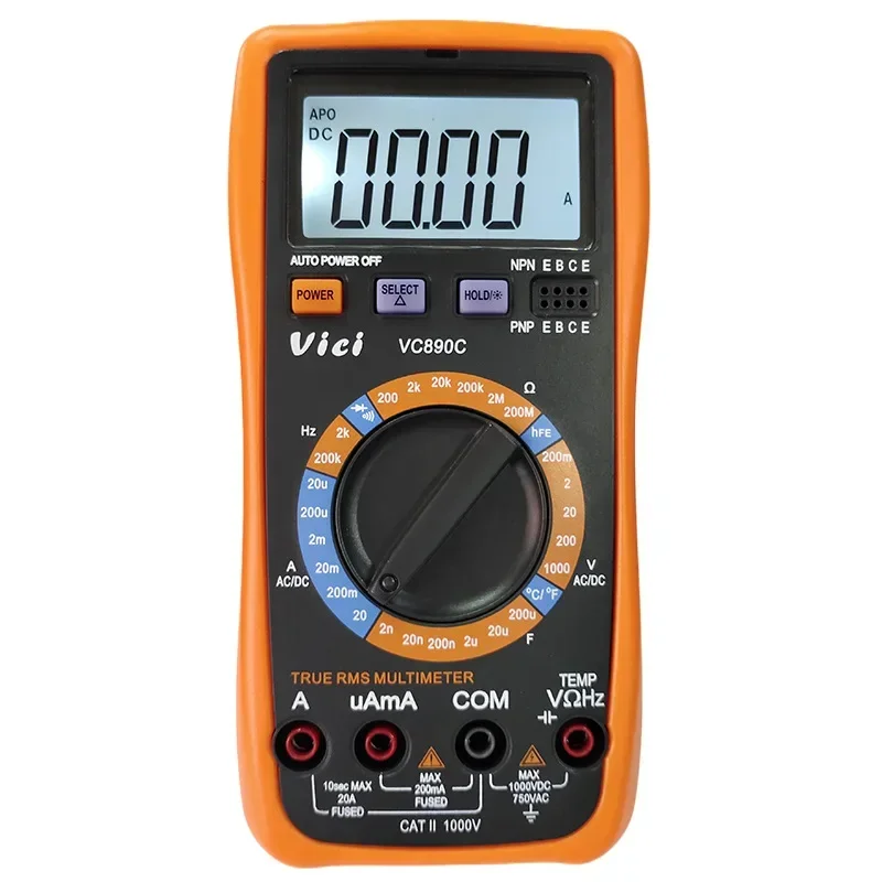 

VC890C Electrical High Precision Digital Display Digital Multimeter Instrument Multifunctional Home Intelligence