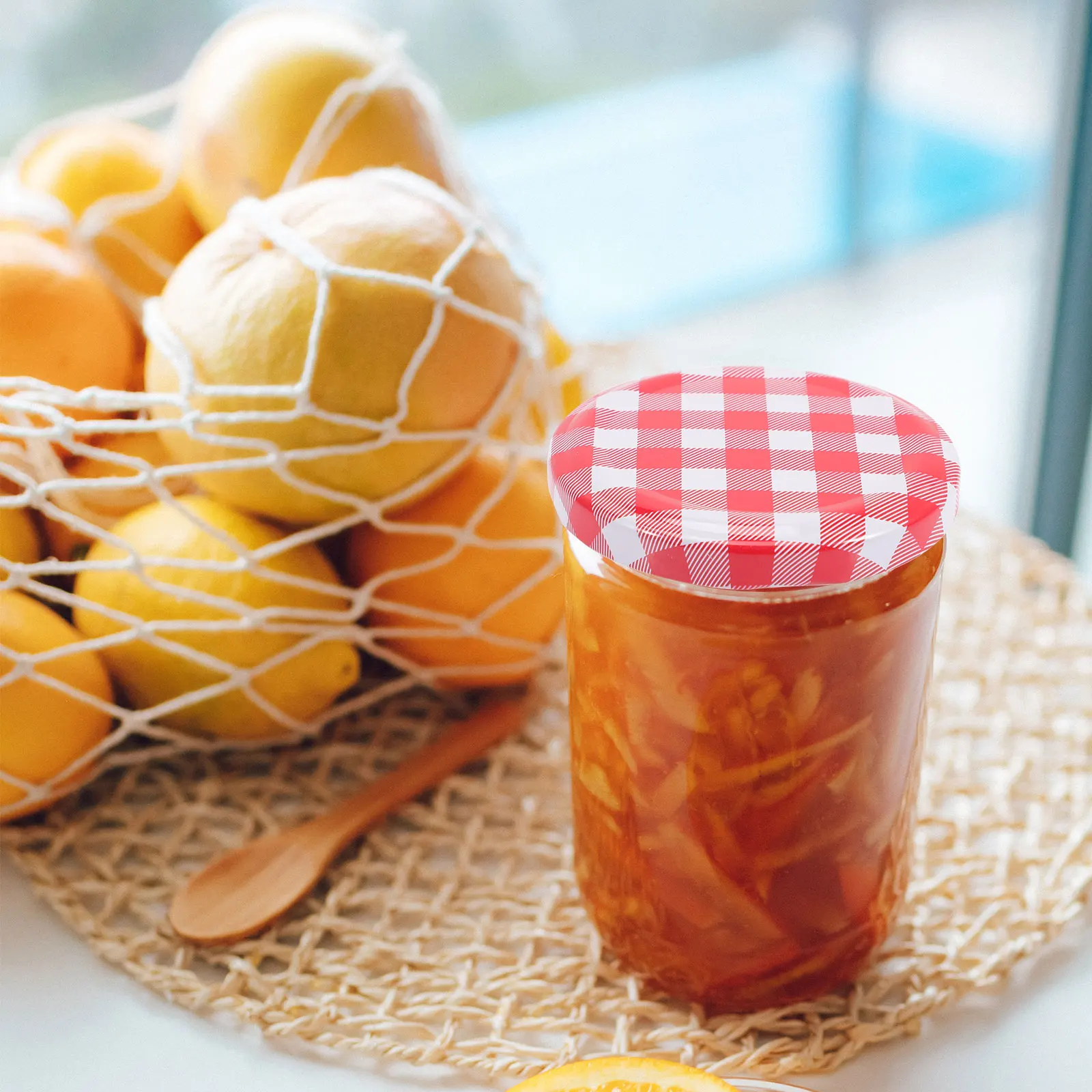 40pcs Screw Lids Lids Storage Caps Jam Jars Lids Wide Mouth For Canning Jars Saucepan Iron Canning Jar  Jam Jar Covers 