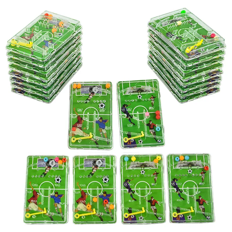 

10Pcs Football Soccer Theme Cartoon Gift Bags And Football Pinball Game Board Toy Kids Birthday Party Supplies Baby Shower Gift