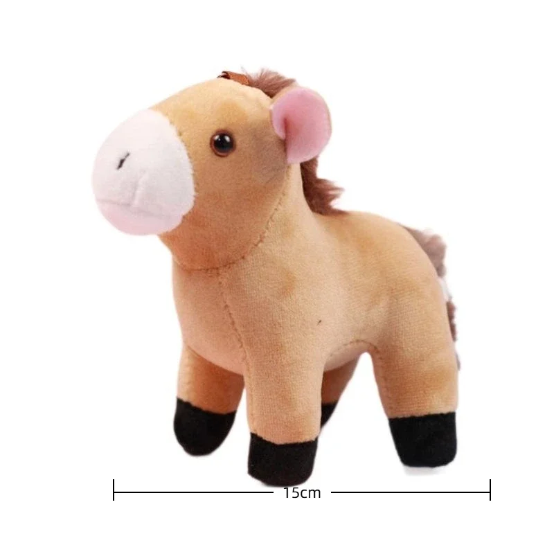 ตุ๊กตาม้าการ์ตูนน่ารักต้อนรับปีใหม่ ของเล่นตุ๊กตาสัตว์น่ารัก พวงกุญแจม้าตัวน้อยน่ารัก ของตกแต่งกระเป๋าสำหรับเด็กผู้หญิง พวงกุญแจ ของขวัญวันเกิด